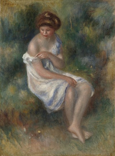 A fürdőző, 1900 körül alkotó: Pierre Auguste Renoir